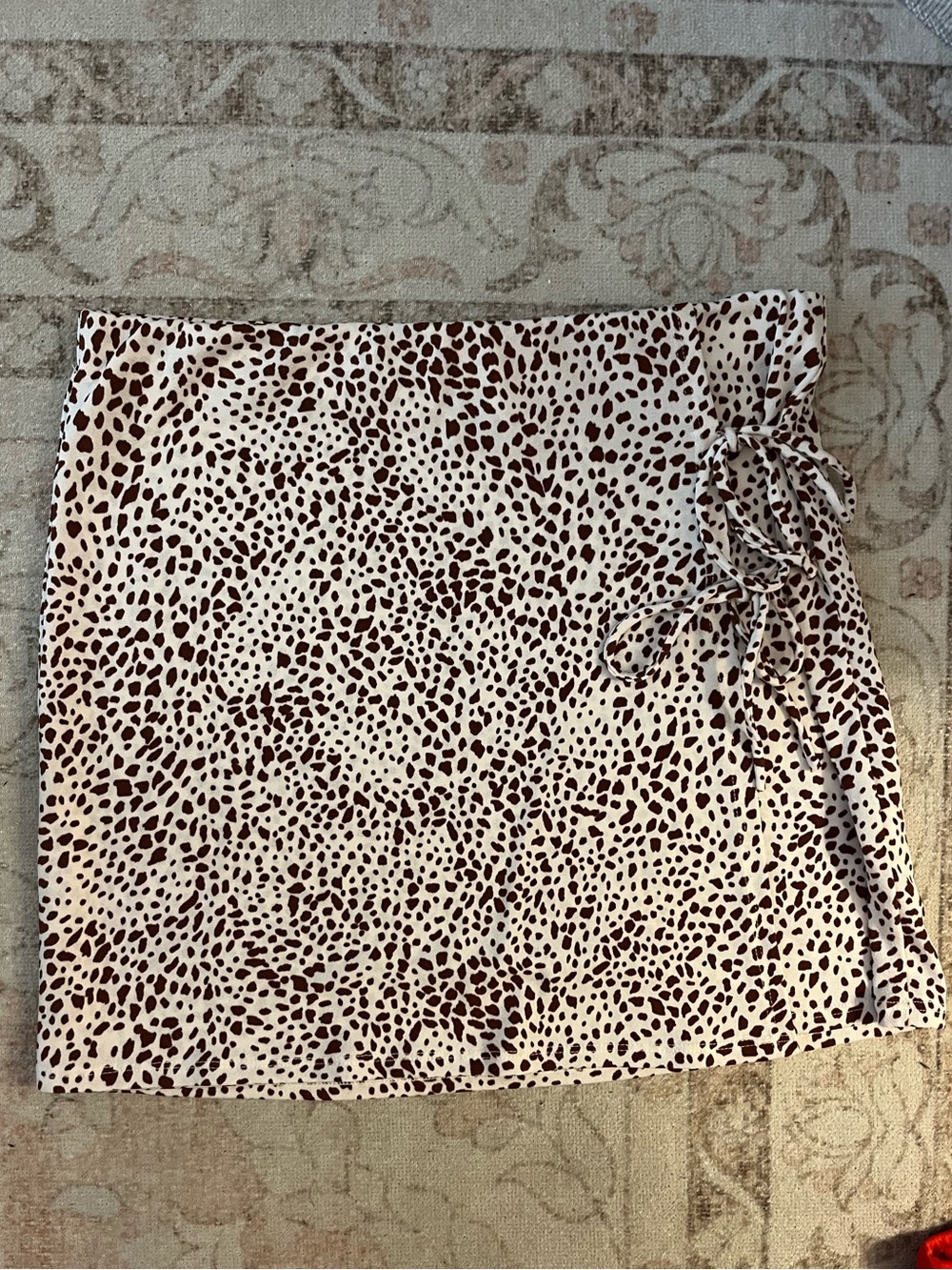 Animal Print Mini Skirt